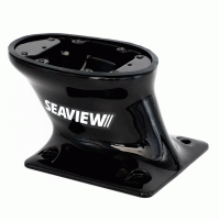 MODULAR RADAR MOUNTS - 5" Modular Mnt / AFT raked / 7x7 base plate / Light plate / light bar compatible / Top plate required / Color Black - PMA57M1BLK - Seaview